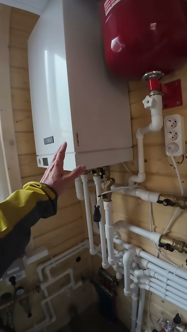 Цокольный ввод газа в котельную